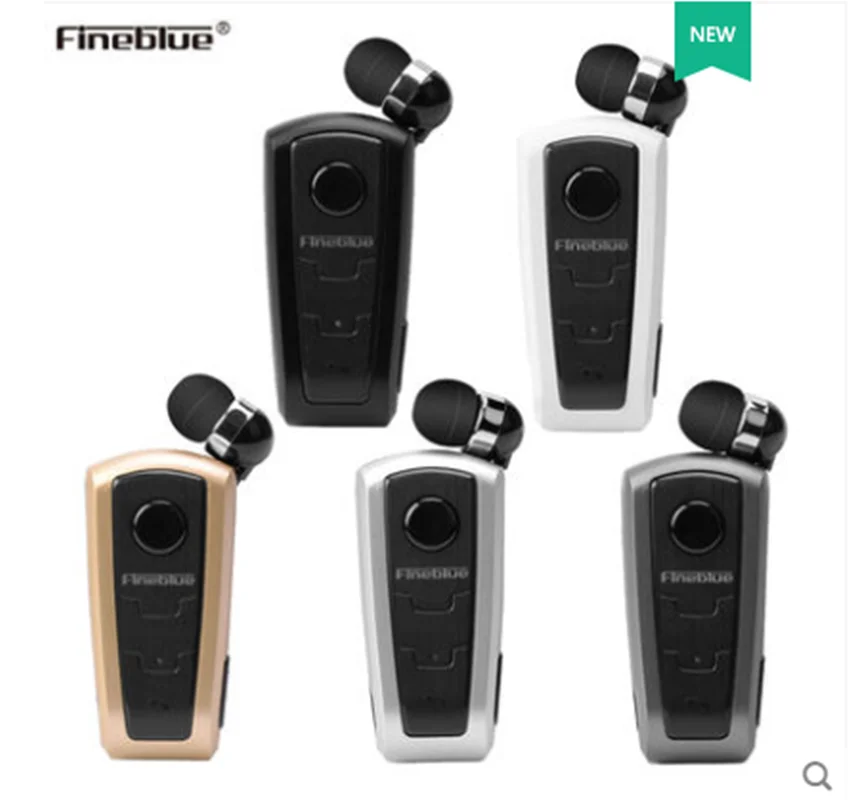 Original Fineblue F910 Bluetooth Headset Business Earphones Wireless Vibrating Alert Wear Clip Handsfree Earb | Электроника