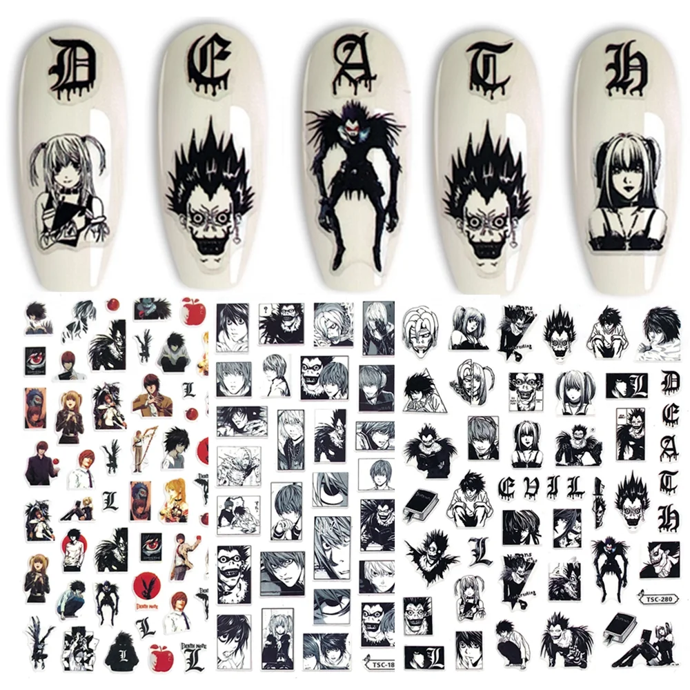 TSC-212 TSC-213 Cartoon anime character 3D Back glue Nail Art Stickers Decals Sliders Nail ornament decoration