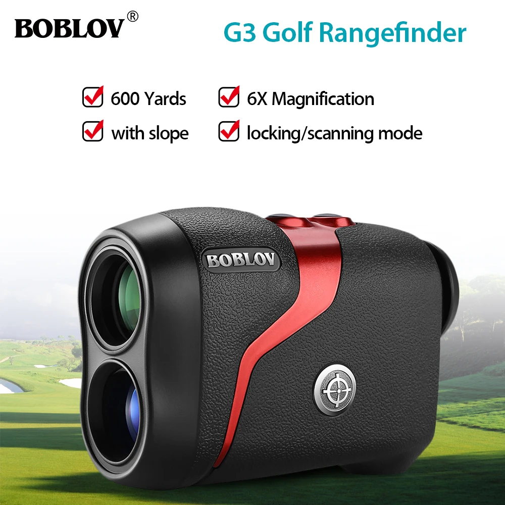 

BOBLOV Distance Meter 600M Laser Rangefinder 6X Monocular Telescope for hunting golf rangefinder meter distance