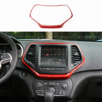 

Inner GPS Navigation Decorative Frame Cover Trim For Jeep Cherokee 2014-2017