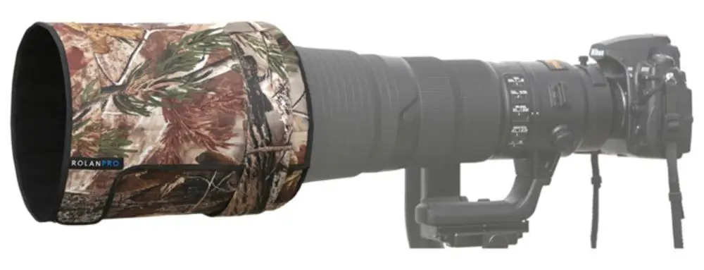 Lens hood Линзы rolanpro бленда телеобъектив складная бленда для Nikon AF-S 200-500 мм f/5.6E ED VR объектив для Nikon SLR камера объектив дождевик - Цвет: Lens hood