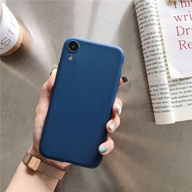 Чехол для iphone 6 7 8 6s чехол для iphone X XS XR 7 8 6 Plus чехол для iphone xs max 5 5S se чехол 360 чехол для телефона - Цвет: Dark Blue