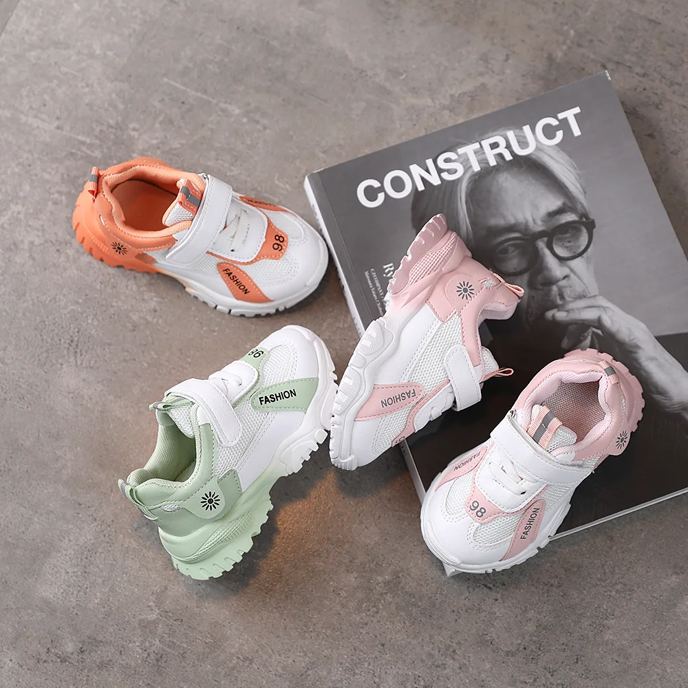 

CAPSELLA KIDS Baby Casual Shoes Boys Girls First Walkers Kids Fashion Sneakers Soft Sole Breathable Running Shoes Spring Summer