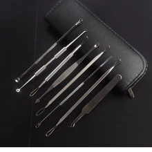 7/8 шт. инструмент для удаления черных точек иглы очищающее средство для пор вакуум Комедон прыщи удаление пятен инструменты для удаления акне