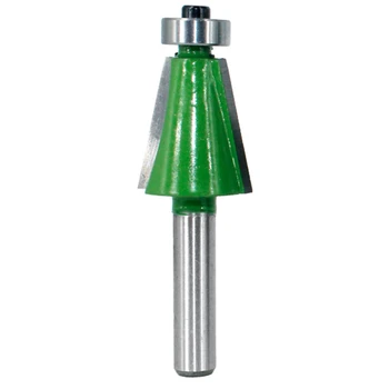 

New 1Pc 8mm Shank Chamfer Router Bit 11.25 Degree Bevel Edging Milling Cutter for Wood Woodorking Machine Tools