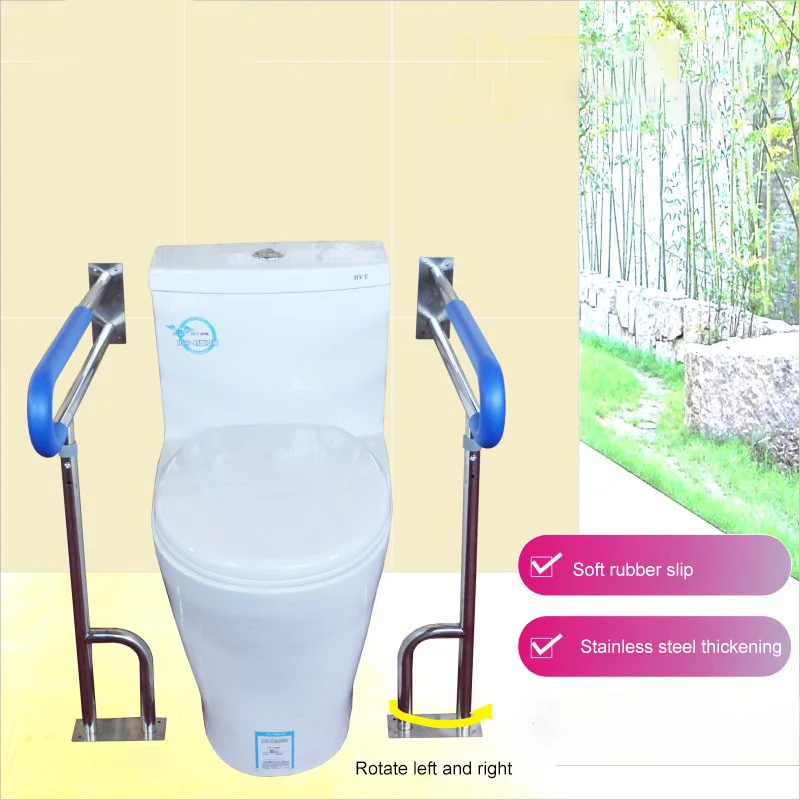 

Medical Professional Toilet Slip Single Handrail Weight 100KG Stainless Steel Pregnant Women Elderly Disabled Facilities