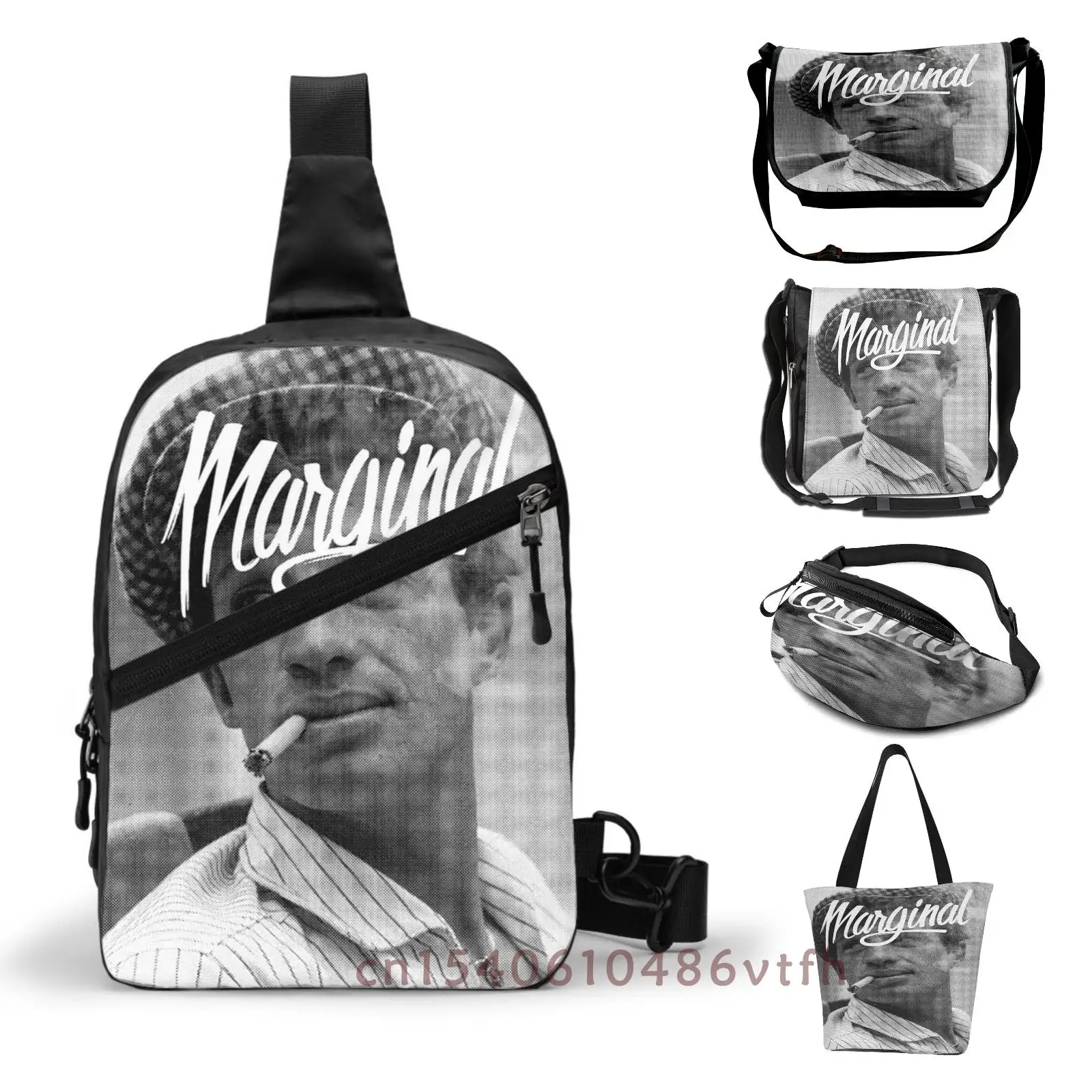 Belmondo-Bolso de pecho funcional para hombre y mujer, bolsa riñonera bandolera de hombro - AliExpress