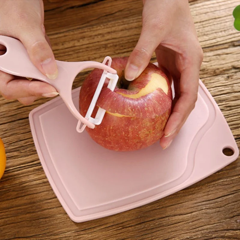 Environmentally Pu Ceramic Knife Set With Fruit/Vegetable Peeler Cutting Board Plastic Chopping Blocks Pink Environmentally Pu Ceramic Knife Set With Fruit/Vegetable Peeler Cutting Board Plastic Chopping Blocks Pink