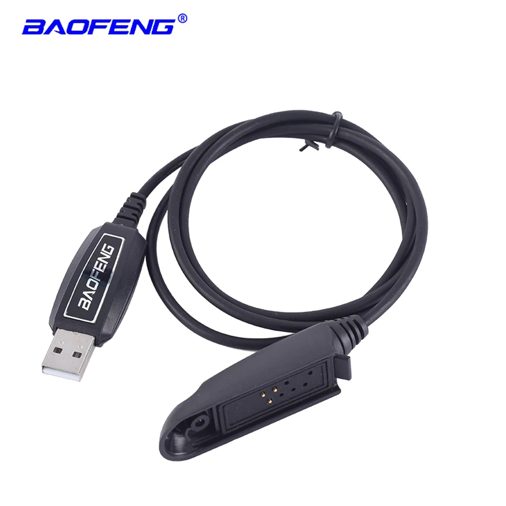 Baofeng-Walkie Talkie Original, Cable de programa a prueba de agua, controlador de CD, puerto USB para Baofeng UV-9R / UV 9R Plus / UV 9R ERA