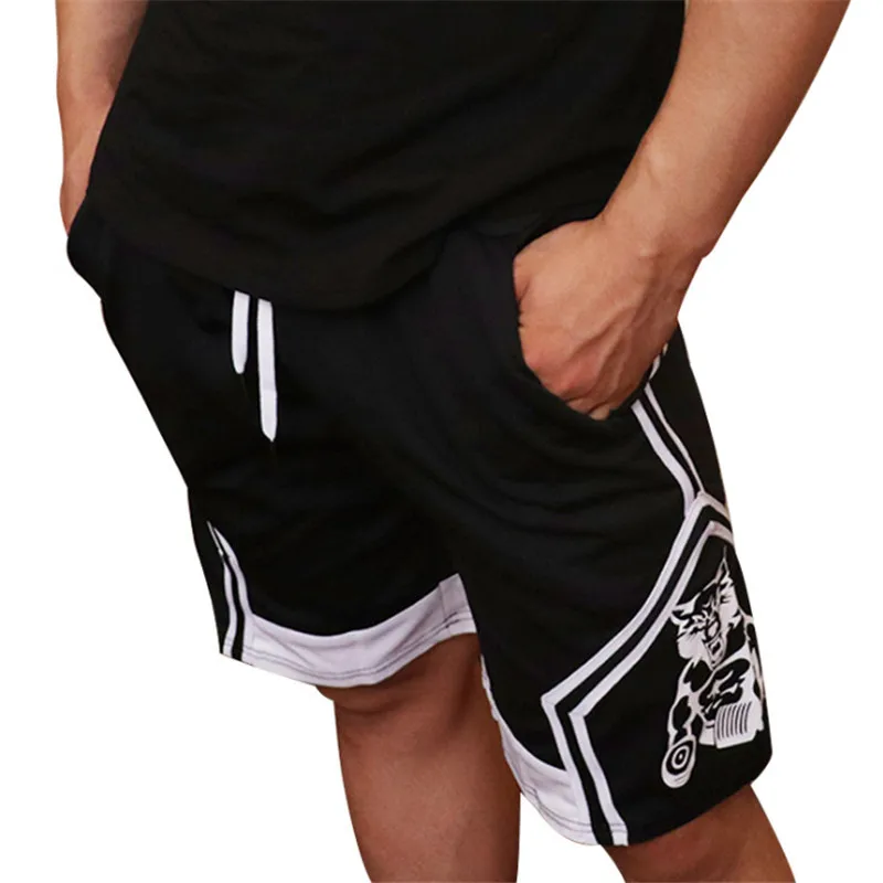 Мужские спортивные штаны с принтом для отдыха, мужские брюки, джоггеры, высококачественные шорты для фитнеса, бодибилдинга