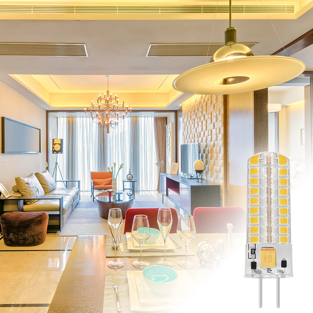 Sunix-2-4X-Warm-White-Pure-White-6-5W-GY6-35-LED-Bulbs-72-2835-SMD