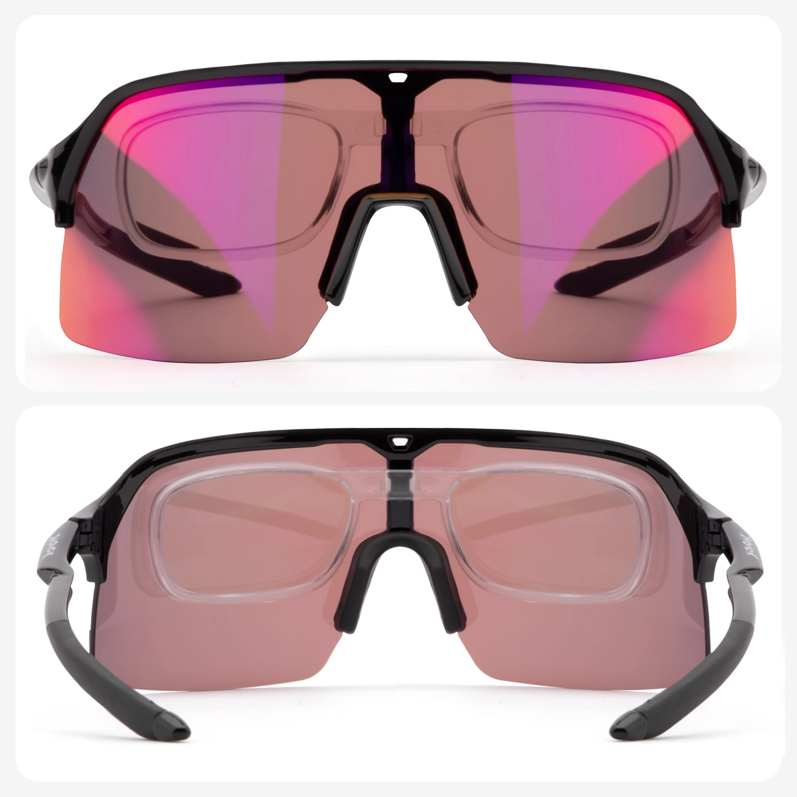 KE9412 gafas de sol para ciclismo, lentes ópticas asféricas con montura para miopía, estilo nuevo, graduadas, 1,67, 1,74|Gafas de ciclismo| - AliExpress