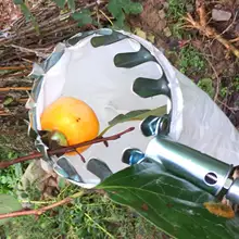 1.5M Garden Tools Deep Basket Stainless Steel Telescopic Fruit Picking with Bag for Harvest Garden Yard Orchard Work