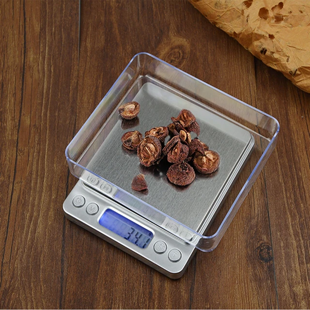 Rechargeable Food Scale Digital Weight Grams & oz Waterproof Sleek  Stainless Steel Platform High Precision 0.1/1g - AliExpress