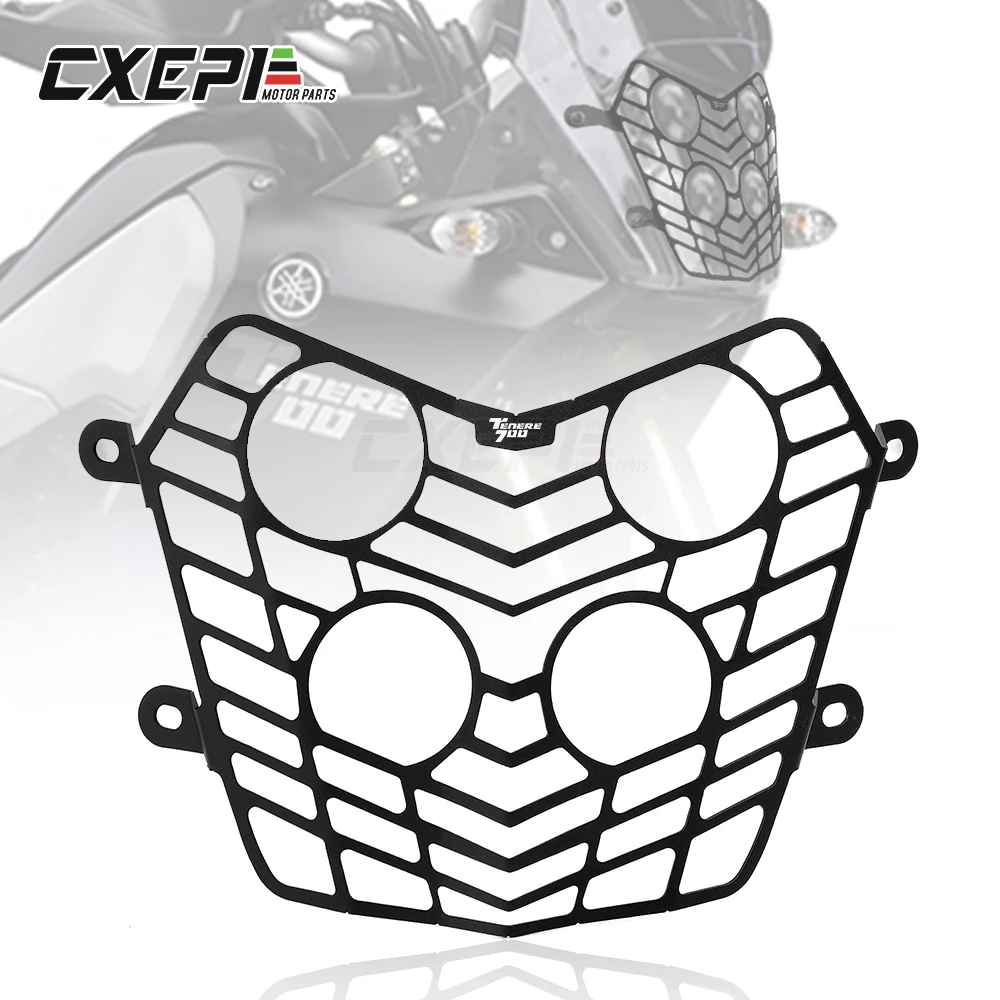 2020 NEW Motorcycle Aluminium Headlight Protector Grille Guard Cover Protection Grill for Yamaha Tenere 700 TENERE 700 Tenere700