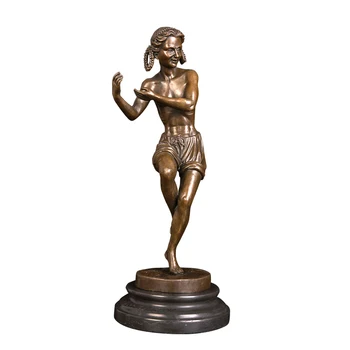 

ArtsHom DS-131 Home Decoration Accessories Dancer Statue Bronze Sculpture Ballet Girl Figurines bronze sculpture fir girl gift