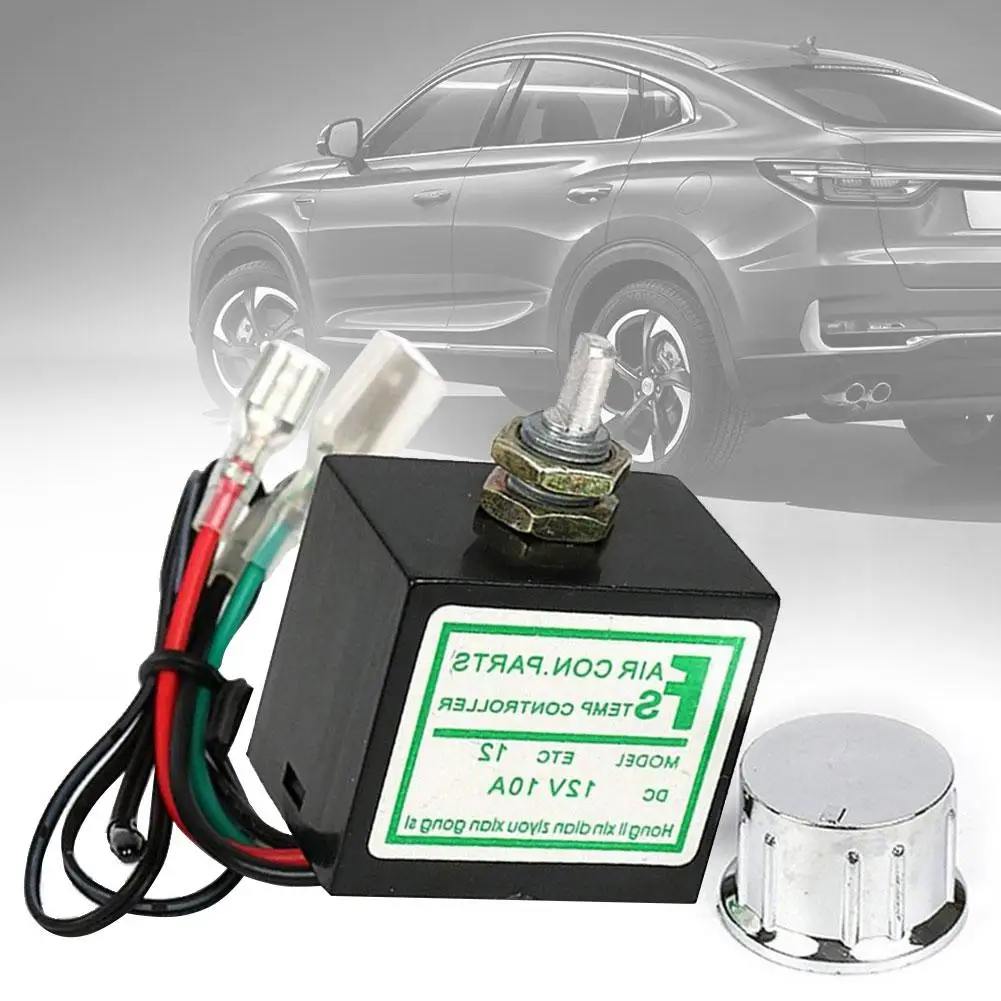 12/24v New Car Air Conditioner Electronic Thermostat Switch Adjustable Temperature Control