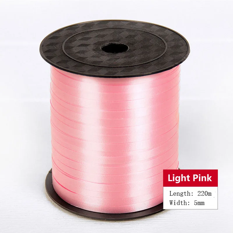 9-Light Pink Воздушные шары ленты лента-лазер для вечерние украшения подарки на день рождения DIY упаковка свадебные украшения фольги атласные ленты аксессуары - Цвет: 9-Light Pink