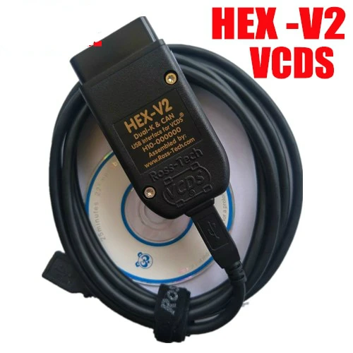 Vag com 20 4 VCDS HEX V2 интерфейс VAGCOM VAG COM 18 9 для VW AUDI Skoda Seat 20.4.2 английский ATMEGA162 + 16V8B