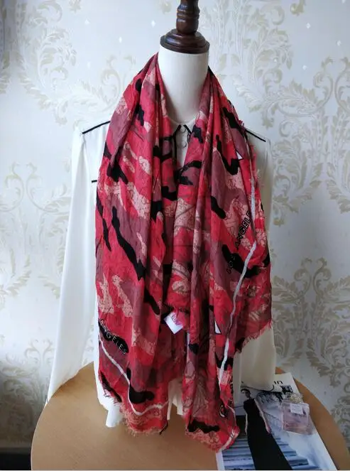 Немецкий модный бренд осенне-зимний женский шарф и шейный платок высокого качества шарфы - Цвет: 121