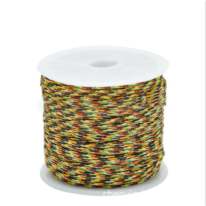 1Roll 0.8 1 1.5 mm Nylon Cord Thread Chinese Knot Macrame Cord Bracelet Braided String DIY Tassels Beading String Thread Jewelry 