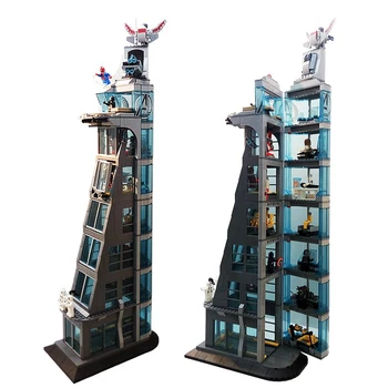 

Compatible Lepinblock Avengers Tower Fit Infinity Star Wars Spider Ironman Building Block Bricks Toy