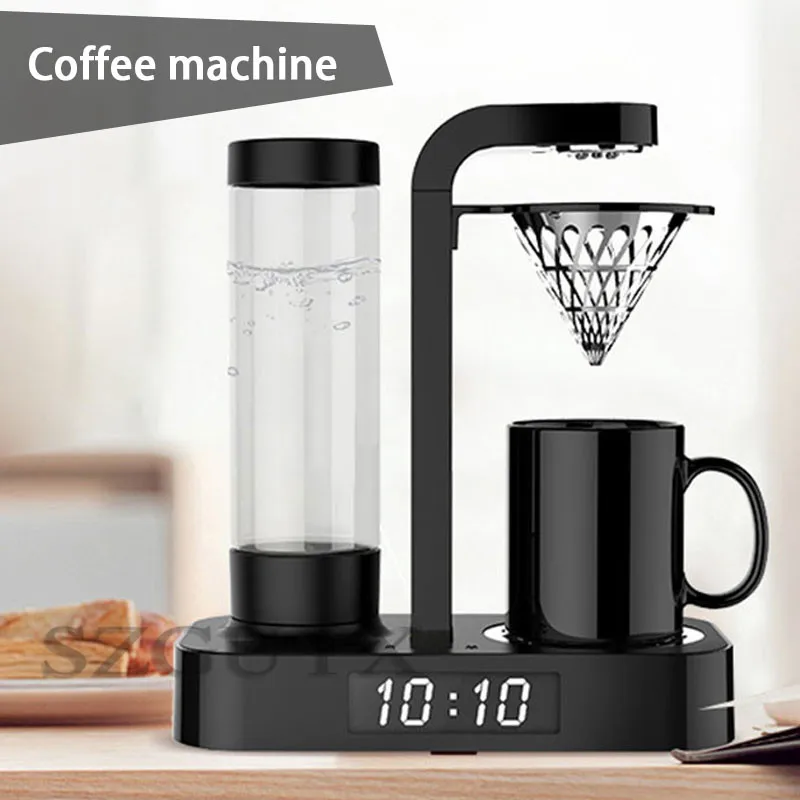 Домашняя интеллектуальная автоматическая кофемашина, мини американская капельная Кофеварка, Офисная пробивная ароматическая машина для приготовления чая и кофе