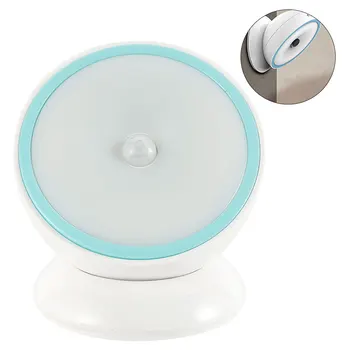 

USB Rechargeable LED Night Light with PIR Motion Sensor Wall Lamp Table Lamp for Kitchen Bedroom Toilet Cabinet Loft Lighting