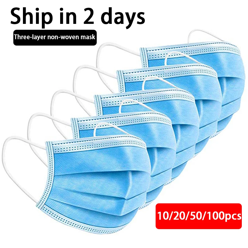 

For mouth safety face mask anti dust air pollution pm2.5 Influenza bacteria Flu germ disposable masks face care