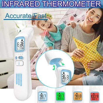 

Degree Centigrade Plastic Handheld Non-Contact Infrared Thermometer Industrial Measurement (No Battery) Бесконтактный термометр