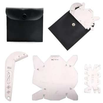 

1Set/3Pcs Drill Bits Angle Gauge Dirll Sharpener Tools S/S Inspection Angle Gage