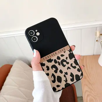 Ranipobo Leopard Print Phone Case For iPhone 12 11 X XR XS Max Soft Back Cover Shockproof Fashion Cover For iPhone 12 7 8 7Plus 2