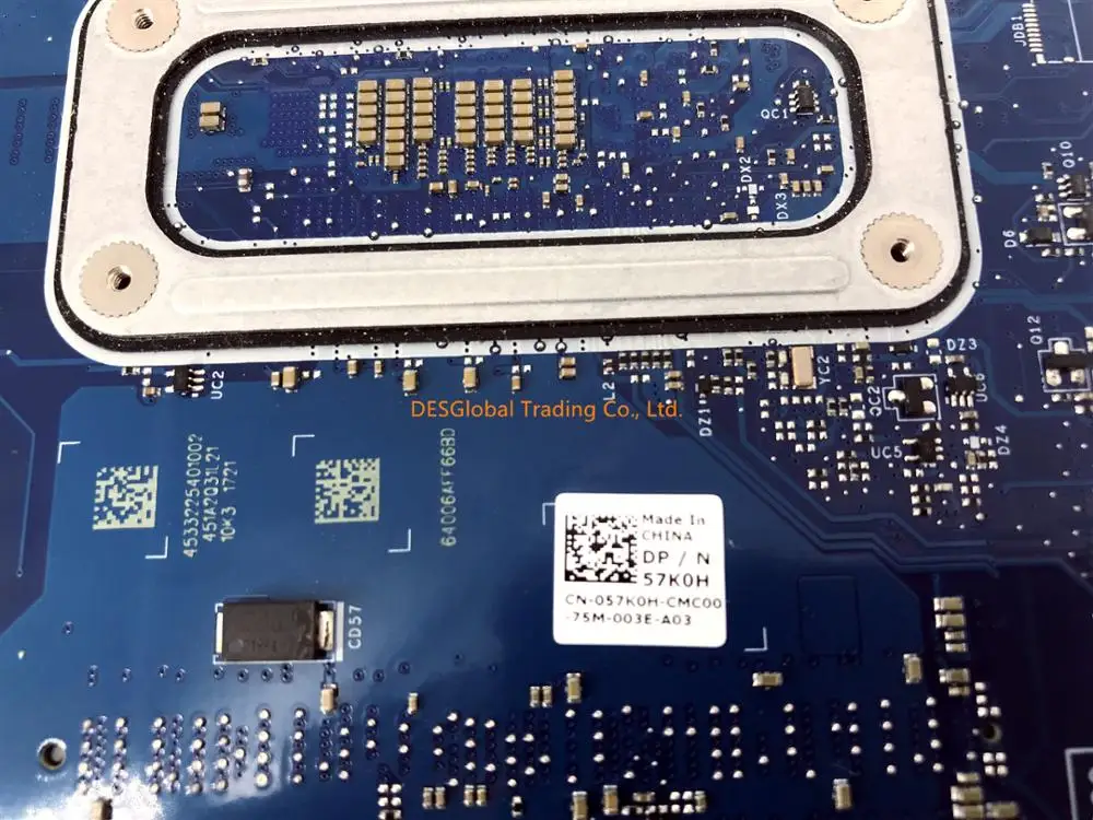  CN-057K0H 057K0H 57K0H BAL21 LA-D802P For Dell Inspiron 15 5567 5767 Laptop Motherboard Mainboard i