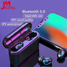 MEUYAG TWS беспроводные наушники Blutooth, настоящая стерео гарнитура, спортивные наушники, игровые наушники, Bluetooth 5,0, Auriculares