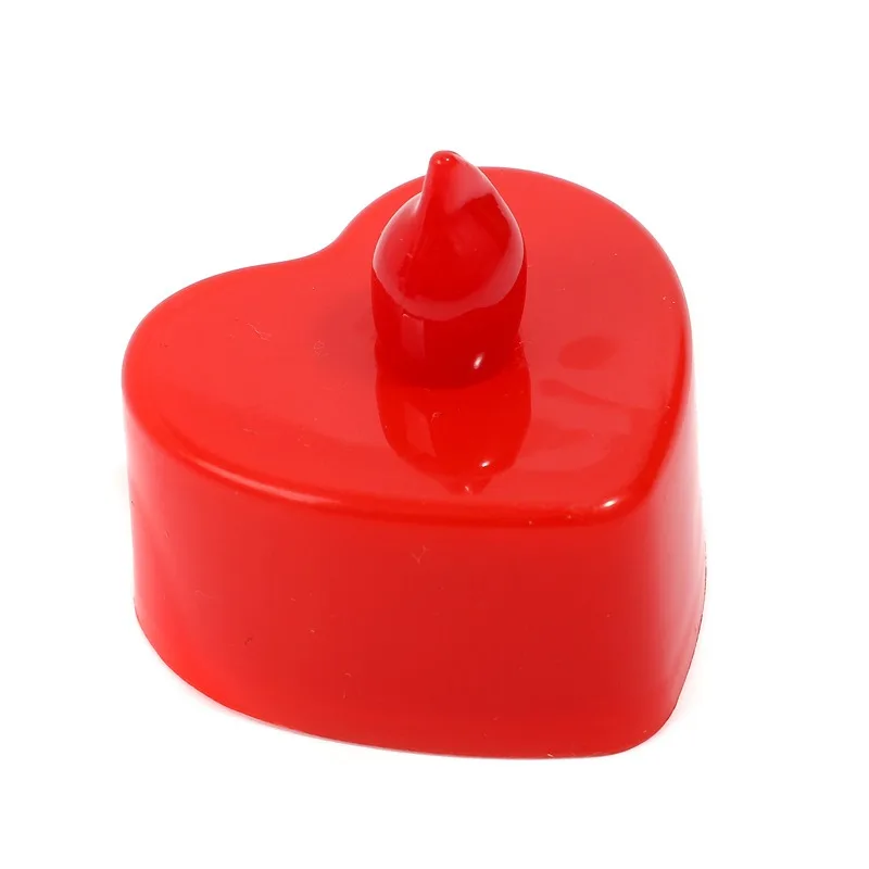 Высококачественные свечи в форме сердца маленькие прочные светодиодные лампы