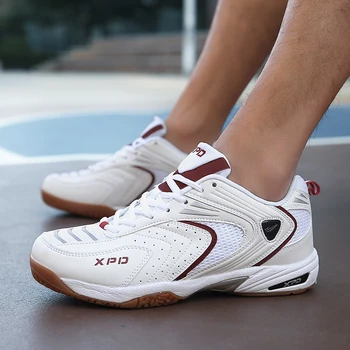 

Professional Badminton Sport Tennis Volleyball Shoes Indoor Sport Anti-skid Men's Women's Training Sneakers Mesh Racing Tennis