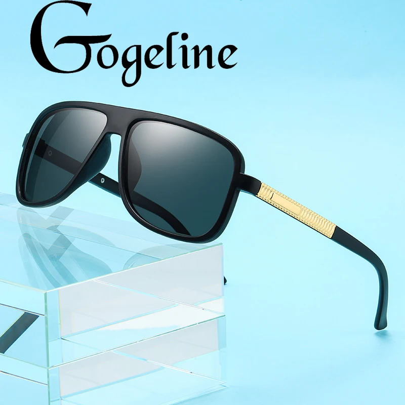 

2020 Sunglasses Men Square Polarized UV400 High Quality Mirror Eyewear Driving Retro Anti-glare Driver's Sun Glasses For Men