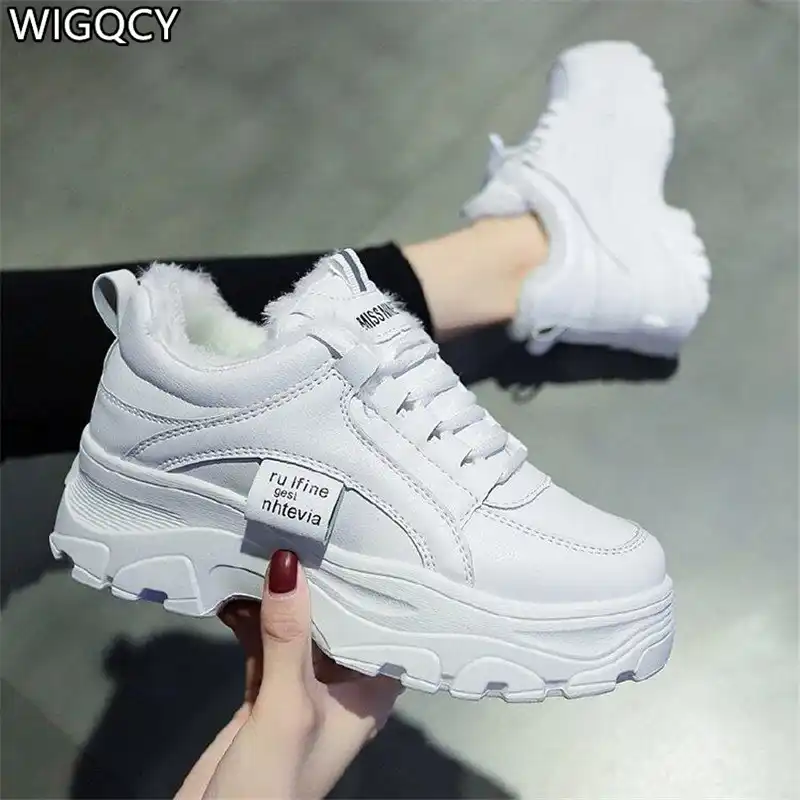 womens platform snow sneakers