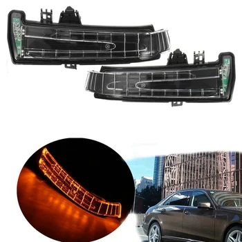 

Car Rear View Mirror Indicator Lamp Turn Signal Light Lens For Mercedes W204 W212 W221 2010-2013