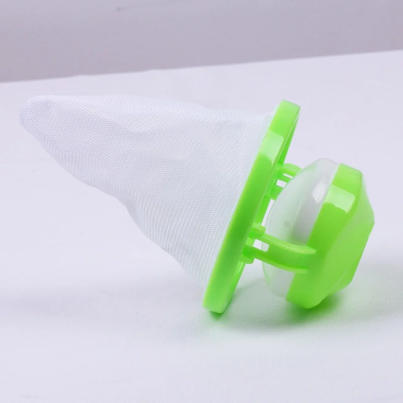 

Portable Washing Machine Floating Lint Trap Bag Detachable Hair Catcher Filter Round Net Pouch Household Tool