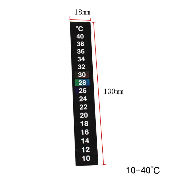 Цифровой термометр для аквариума, температурная наклейка, двойная шкала наклейка, высокоточный термометр для аквариума 1 шт
