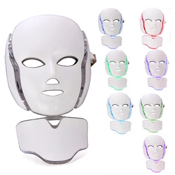 

7 Colors LED Theraphy Mask Anti Aging LED Phonton Beauty Machine Acne Pimple Wrinkles Reduce Whitening Moisturizing Skin Care