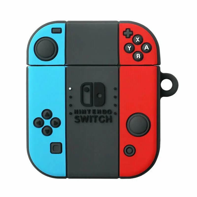 3D чехол для ручных Игровых Наушников NS Switch s для Apple Airpods 1/2, забавный силиконовый защитный чехол для наушников, аксессуары