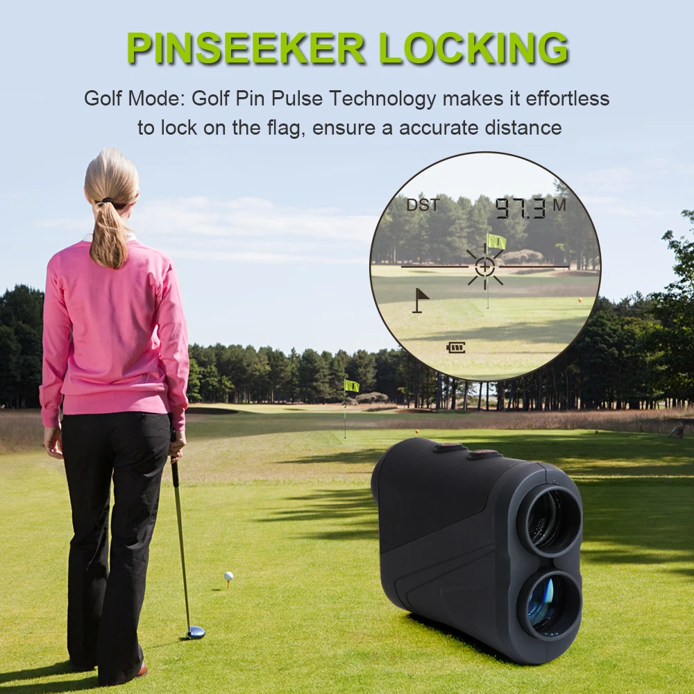 Bosean Golf Laser Rangefinder Flag-Lock Pin-Seeker Distance Meter Speed Height Angle Hunting 7X Scan, 4 Modes with Battery Bosean Golf Laser Rangefinder Flag-Lock Pin-Seeker Distance Meter Speed Height Angle Hunting 7X Scan, 4 Modes with Battery