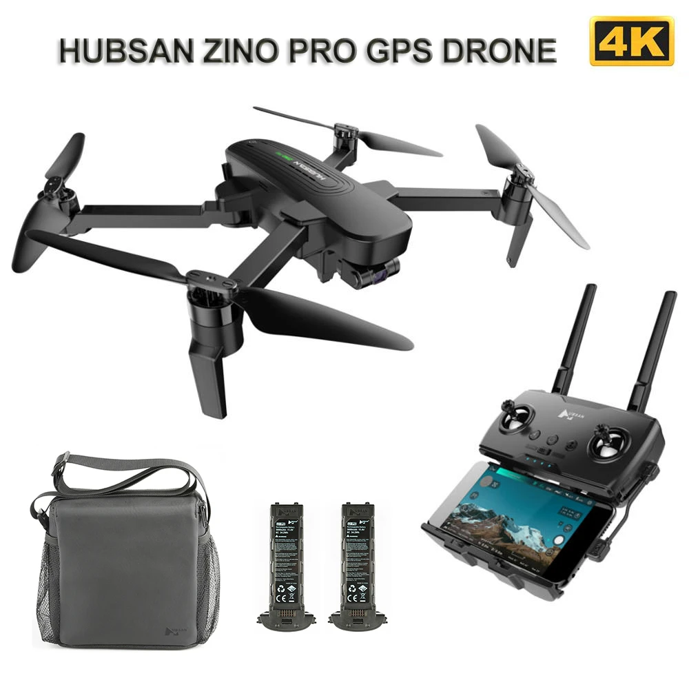In Stock Hot Sale Hubsan Zino Pro GPS 5.8G 4KM Foldable Arm FPV with 4K UHD Camera 3-Axis Gimbal RC Drone Quadcopter Racing