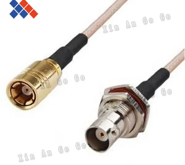 Оптовая продажа 10 шт. РЧ разъем SMB Женский BNC Женский Тип кабель RG316 Pigtail 15 см Бесплатная доставка