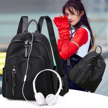 

High Quality Women Backpack Oxford Casual Student School Bag For Teenager High Capacity Girls Female Traveling Backpack Knapsack