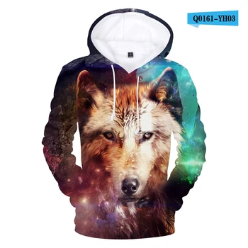 

Hot selling beautiful hoodie wolf sweatshirt skull hoodie men's kids personality hoodie spring autumn clothes adult / child XXS