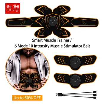 

EMS Muscle Trainer Abdominal Muscle Stimulator AB Muscle Toner Muscle Training Relaxing Device Muscle Stimulator Belt