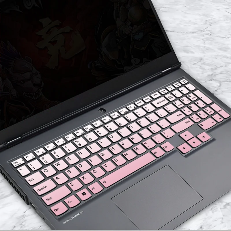 Unique Silicone Waterproof Cover Laptop Keyboards Skin For Lenovo Legion 15.6" 2020 R7000/Y7000/R7000P/Y7000P Keyboard Stickers